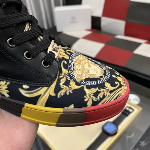 Replica Versace High Tops Shoes For Men #1408408 $82.00 USD for Wholesale