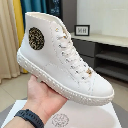 Replica Versace High Tops Shoes For Men #1408409 $80.00 USD for Wholesale