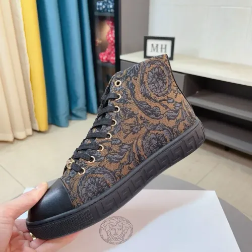 Replica Versace High Tops Shoes For Men #1408413 $80.00 USD for Wholesale