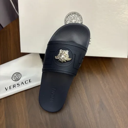 Replica Versace Slippers For Men #1408793 $48.00 USD for Wholesale