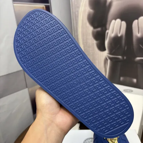 Replica Versace Slippers For Men #1408801 $48.00 USD for Wholesale
