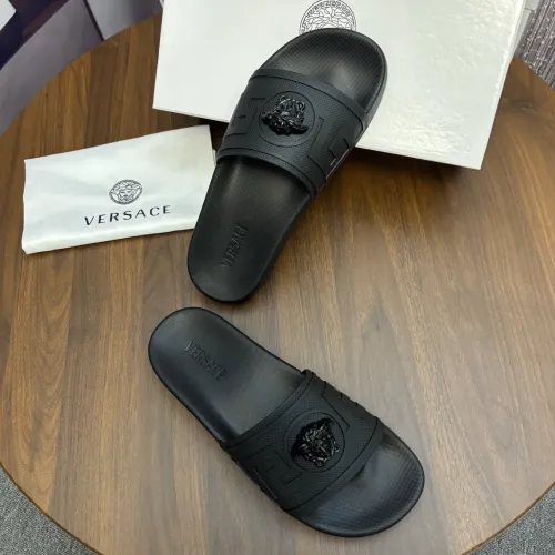 Replica Versace Slippers For Men #1408810 $48.00 USD for Wholesale