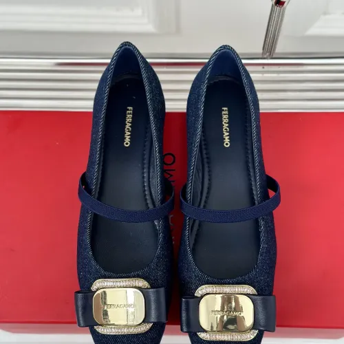 Replica Salvatore Ferragamo Flat Shoes For Women #1408913 $102.00 USD for Wholesale