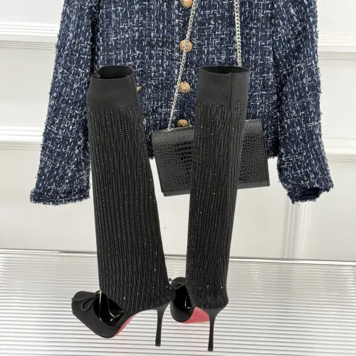 Replica Christian Louboutin Boots For Women #1408943 $150.00 USD for Wholesale