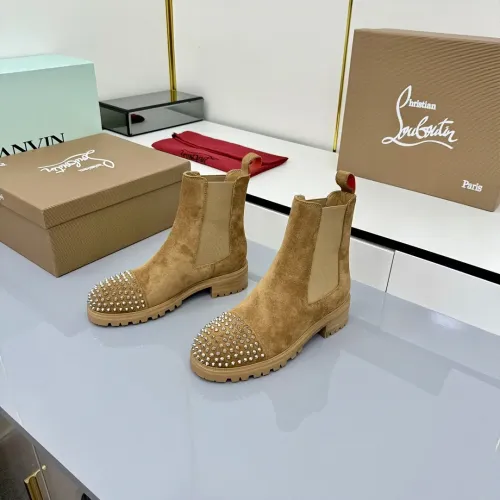 Replica Christian Louboutin Boots For Women #1409218 $128.00 USD for Wholesale