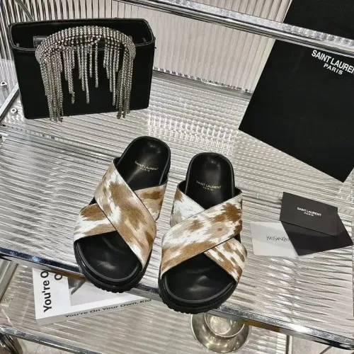 Replica Yves Saint Laurent YSL Slippers For Women #1409231 $85.00 USD for Wholesale