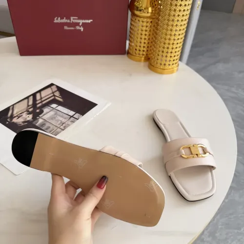 Replica Salvatore Ferragamo Slippers For Women #1409339 $82.00 USD for Wholesale