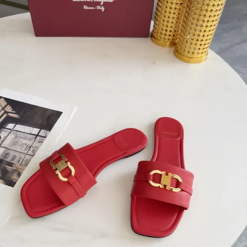 Replica Salvatore Ferragamo Slippers For Women #1409343 $82.00 USD for Wholesale