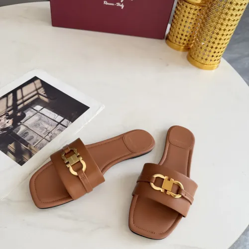 Replica Salvatore Ferragamo Slippers For Women #1409345 $82.00 USD for Wholesale