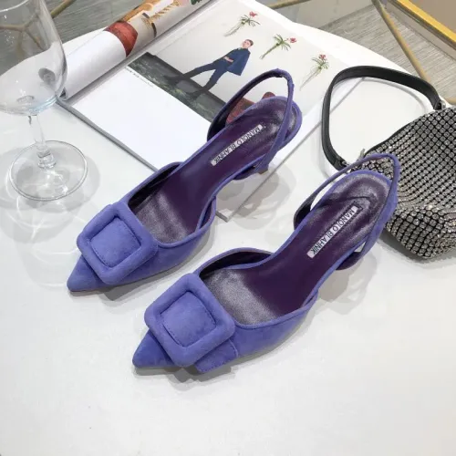 Replica Manolo Blahnik Sandals For Women #1409568 $98.00 USD for Wholesale