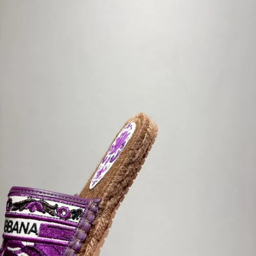 Replica Dolce & Gabbana D&G Slippers For Women #1409670 $88.00 USD for Wholesale