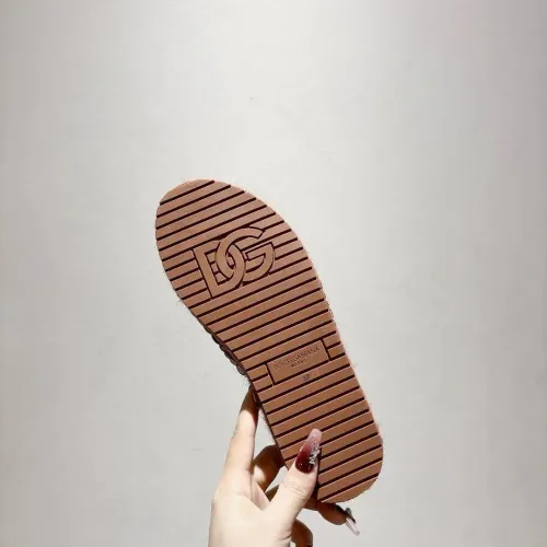 Replica Dolce & Gabbana D&G Slippers For Women #1409670 $88.00 USD for Wholesale