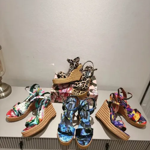 Replica Dolce & Gabbana D&G Sandal For Women #1409676 $118.00 USD for Wholesale