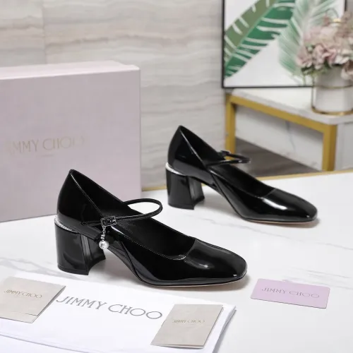 Replica Jimmy Choo High-Heeled Shoes For Women #1410077 $115.00 USD for Wholesale