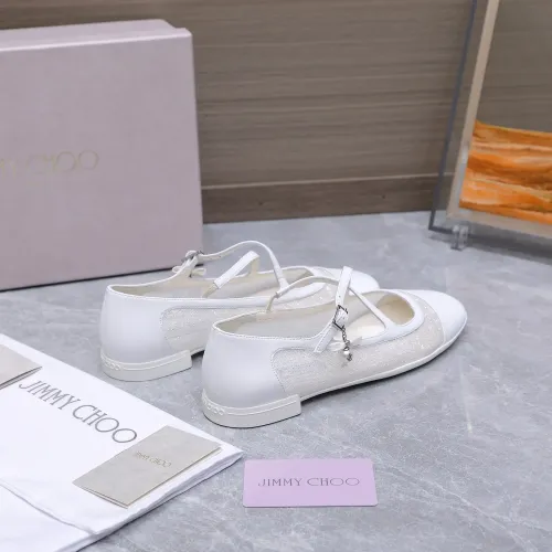 Replica Jimmy Choo Flat Shoes For Women #1410086 $108.00 USD for Wholesale