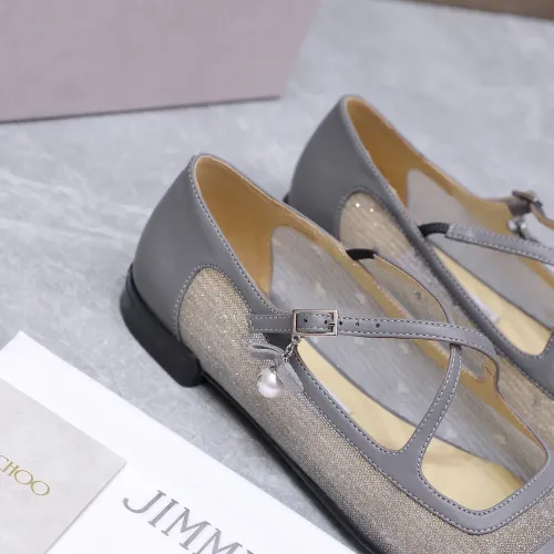 Replica Jimmy Choo Flat Shoes For Women #1410088 $108.00 USD for Wholesale