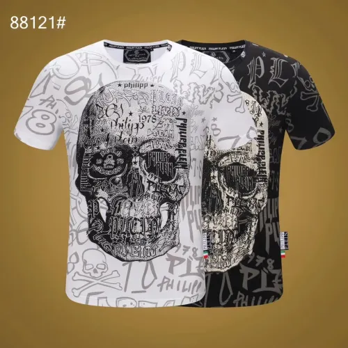Replica Philipp Plein PP T-Shirts Short Sleeved For Men #1410147 $27.00 USD for Wholesale