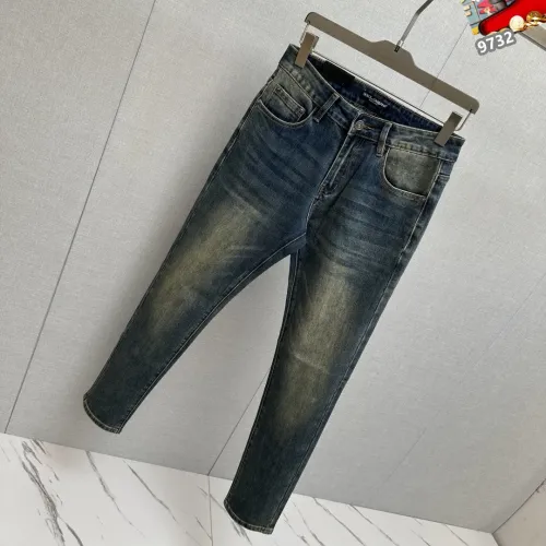 Replica Dolce & Gabbana D&G Jeans For Men #1410385 $48.00 USD for Wholesale