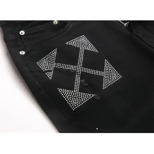 Replica Off-White Jeans For Men #1410410 $48.00 USD for Wholesale