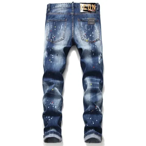 Replica Dsquared Jeans For Men #1410411 $48.00 USD for Wholesale