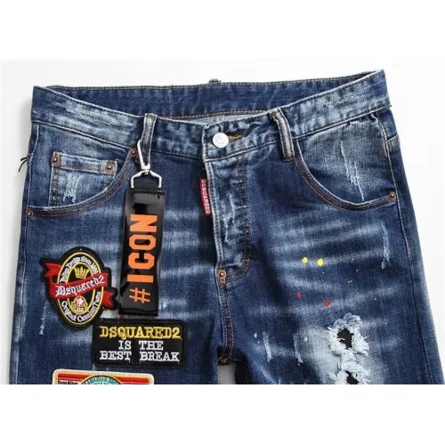 Replica Dsquared Jeans For Men #1410411 $48.00 USD for Wholesale