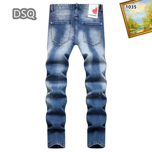 Replica Dsquared Jeans For Men #1410426 $48.00 USD for Wholesale