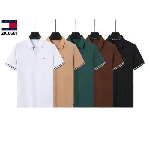 Replica Tommy Hilfiger TH T-Shirts Short Sleeved For Men #1411071 $38.00 USD for Wholesale