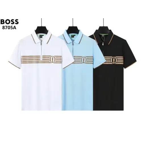 Replica Boss T-Shirts Short Sleeved For Men #1411208 $38.00 USD for Wholesale