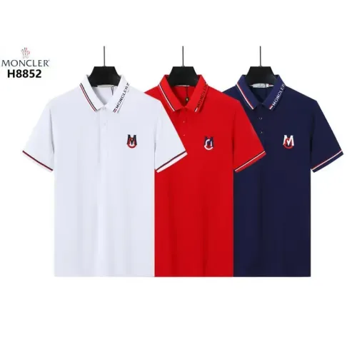 Replica Moncler T-Shirts Short Sleeved For Men #1411240 $38.00 USD for Wholesale