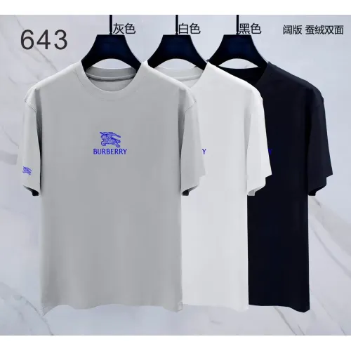 Replica Burberry T-Shirts Short Sleeved For Men #1411338 $38.00 USD for Wholesale