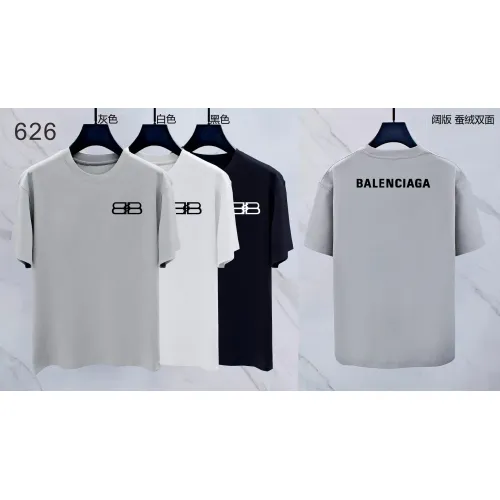 Replica Balenciaga T-Shirts Short Sleeved For Men #1411358 $38.00 USD for Wholesale
