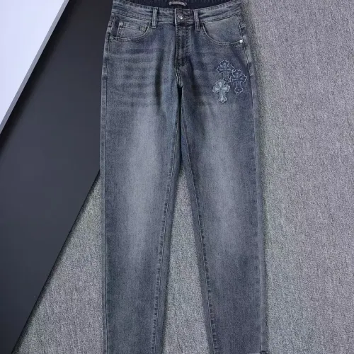Replica Chrome Hearts Jeans For Men #1411581 $45.00 USD for Wholesale