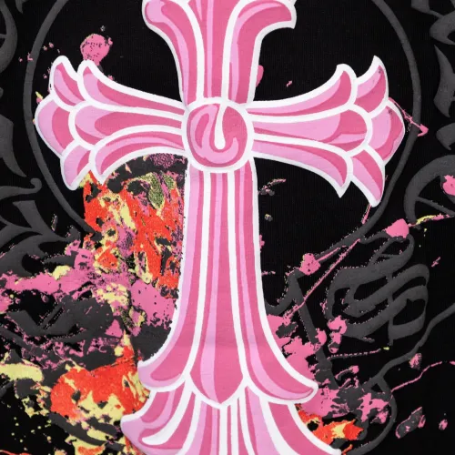 Replica Chrome Hearts T-Shirts Short Sleeved For Men #1412125 $36.00 USD for Wholesale