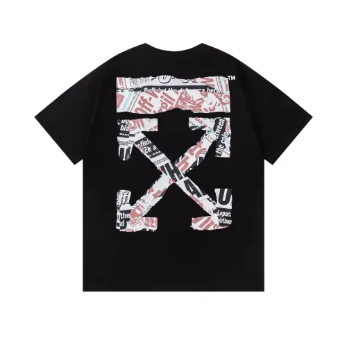 Off-White T-Shirts Short Sleeved For Unisex #1412166