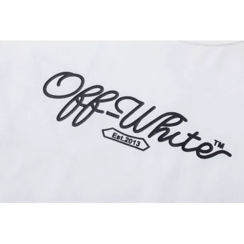 Replica Off-White T-Shirts Short Sleeved For Unisex #1412169 $32.00 USD for Wholesale