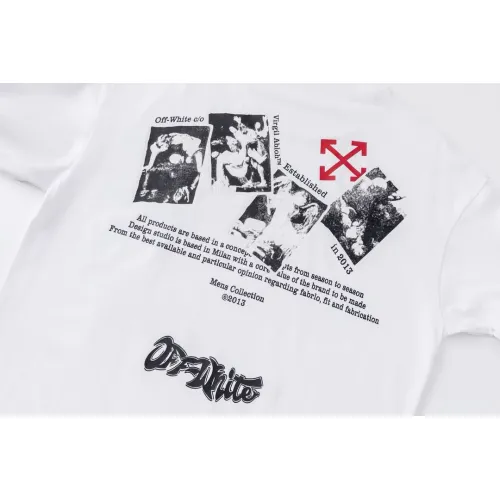 Replica Off-White T-Shirts Short Sleeved For Unisex #1412175 $32.00 USD for Wholesale