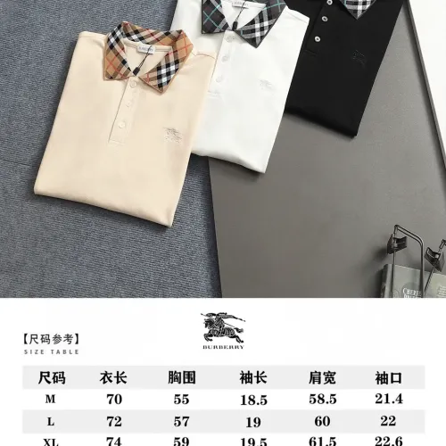 Replica Burberry T-Shirts Short Sleeved For Men #1412195 $48.00 USD for Wholesale