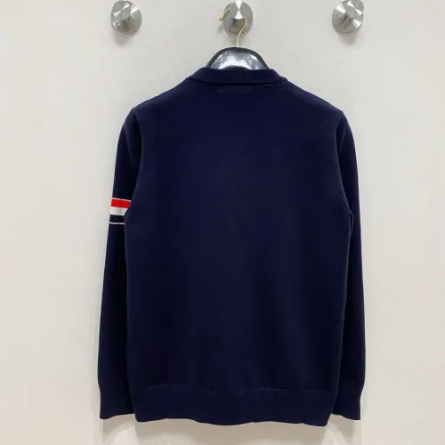 Replica Thom Browne TB Sweaters Long Sleeved For Men #1412758 $85.00 USD for Wholesale