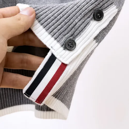 Replica Thom Browne TB Sweaters Long Sleeved For Men #1412844 $98.00 USD for Wholesale