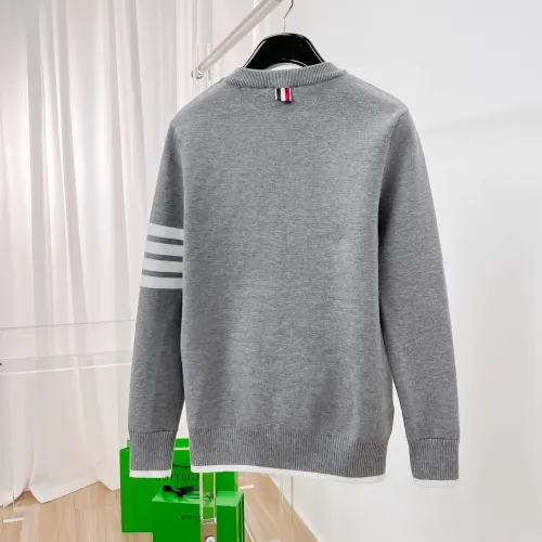 Replica Thom Browne TB Sweaters Long Sleeved For Men #1412855 $85.00 USD for Wholesale