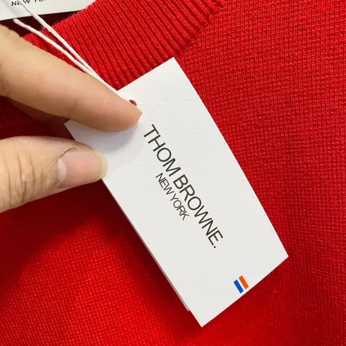 Replica Thom Browne TB Sweaters Long Sleeved For Men #1412863 $88.00 USD for Wholesale