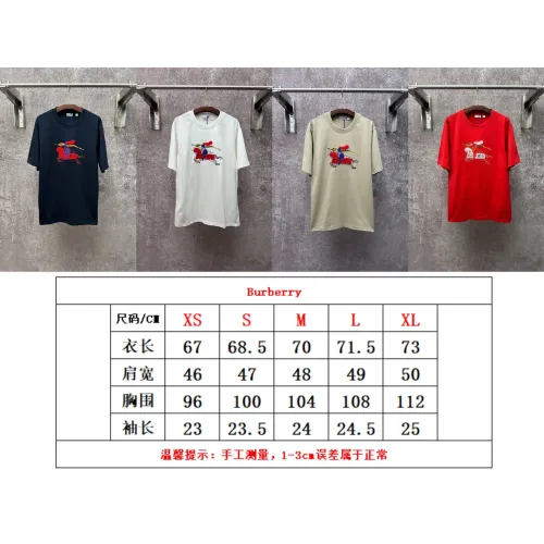 Replica Burberry T-Shirts Short Sleeved For Unisex #1412981 $48.00 USD for Wholesale