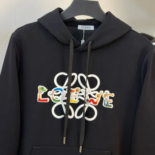 Replica LOEWE Hoodies Long Sleeved For Men #1412996 $85.00 USD for Wholesale
