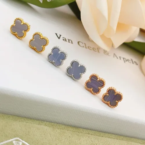 Replica Van Cleef & Arpels Earrings For Women #1413527 $25.00 USD for Wholesale