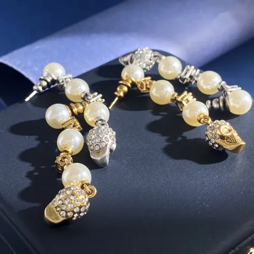 Replica Alexander McQueen Earrings For Women #1413765 $29.00 USD for Wholesale