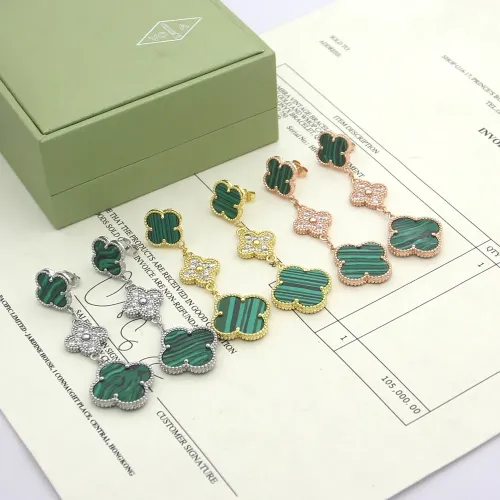 Replica Van Cleef & Arpels Earrings For Women #1414241 $38.00 USD for Wholesale