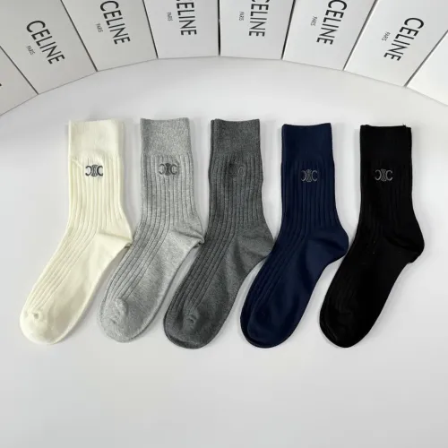 Replica Celine Socks #1414835 $29.00 USD for Wholesale