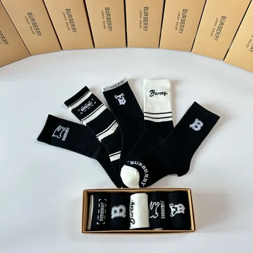 Replica Burberry Socks #1414869 $29.00 USD for Wholesale