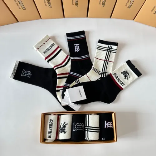 Replica Burberry Socks #1414884 $29.00 USD for Wholesale