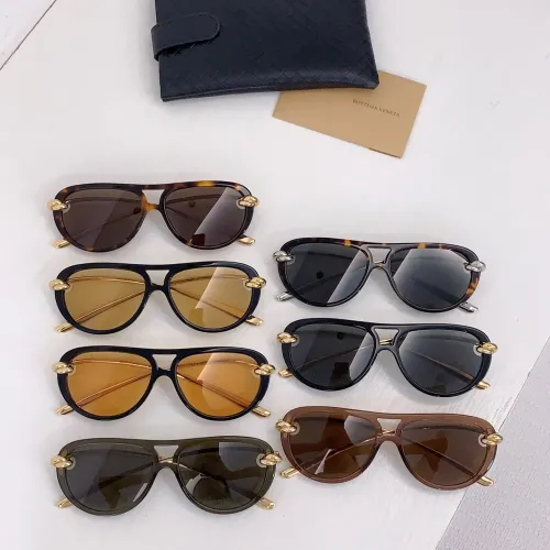 Replica Bottega Veneta AAA Quality Sunglasses #1414995 $60.00 USD for Wholesale